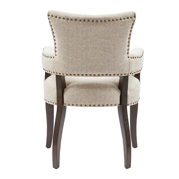INK+IVY Brooklyn Dining Arm Chair (Set of 2) in Cream, Set of 2 IIF20-0057 - Image 5