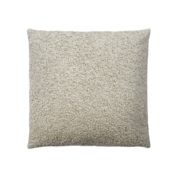Chapel Hill Tara Solid Boucle Square Pillow in Beige, 20x20" CH30-0041 - Image 2