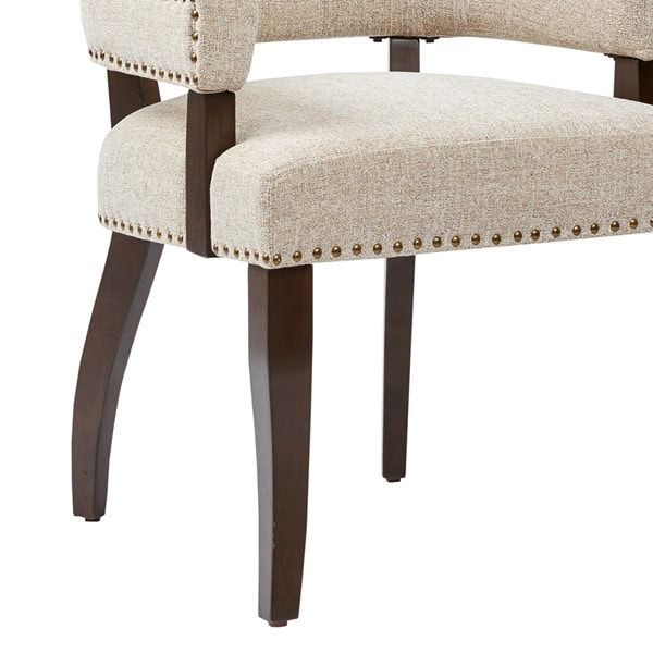 INK+IVY Brooklyn Dining Arm Chair (Set of 2) in Cream, Set of 2 IIF20-0057 - Image 3