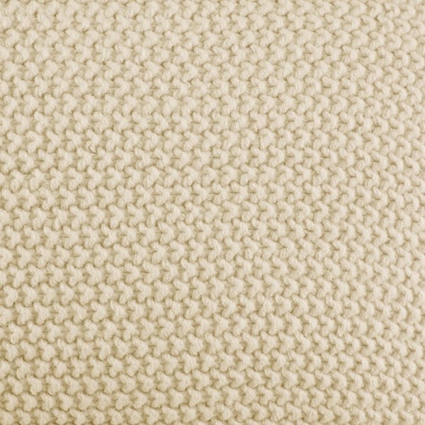 INK+IVY Bree Knit Euro Pillow Cover in Ivory, 26x26" II30-871 - Image 2