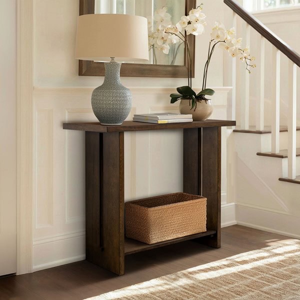 Martha Stewart Shiloh Console Table in Brown, One Size MT120-0190