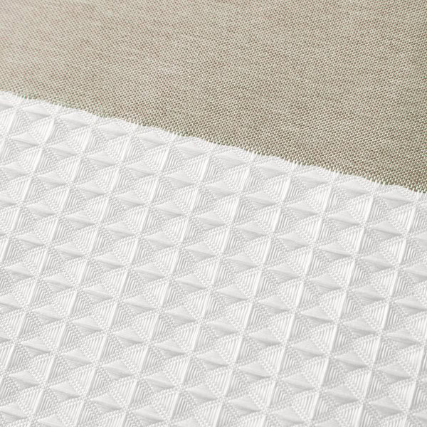 Madison Park Spa Waffle Shower Curtain with 3M Treatment in Taupe, 36x72'' MP70-8549 - Image 5