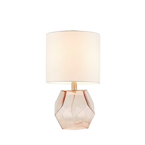 510 Design Bella Geometric Glass Table Lamp in Pink, One Size MP153-0204 - Image 3