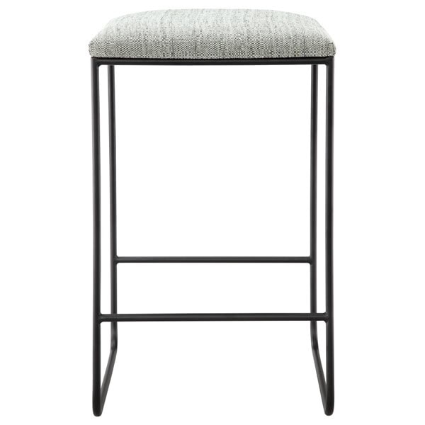 Martha Stewart Hastings Counter Stool in Grey/Black MT104-0085 - Image 6