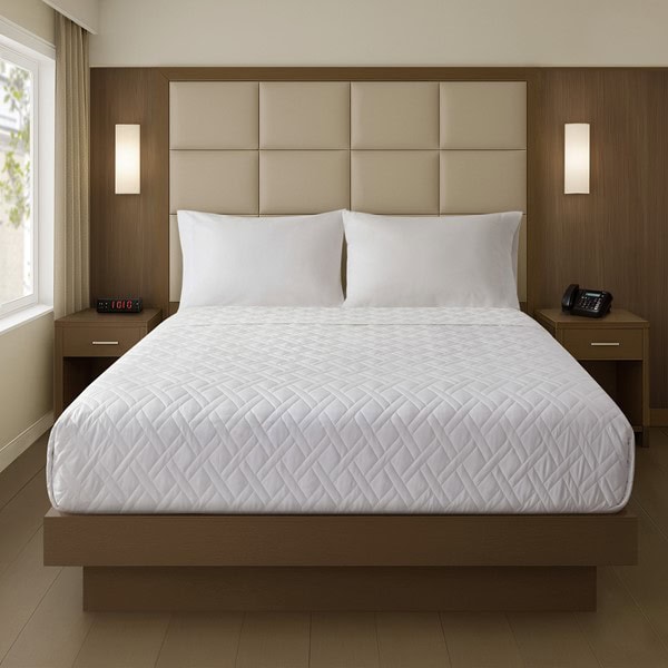 Nomad Home Plain Weave Premium Coverlet in White, King NH13-0106 - Image 3