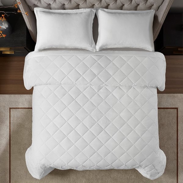 Nomad Home Cotton Premium Blanket in White, King NH51-0038 - Image 2
