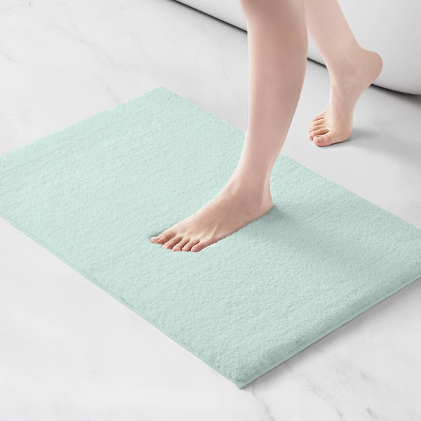 Madison Park Signature Marshmallow Bath Rug Collection in Seafoam, 24x40" MPS72-608 - Image 2