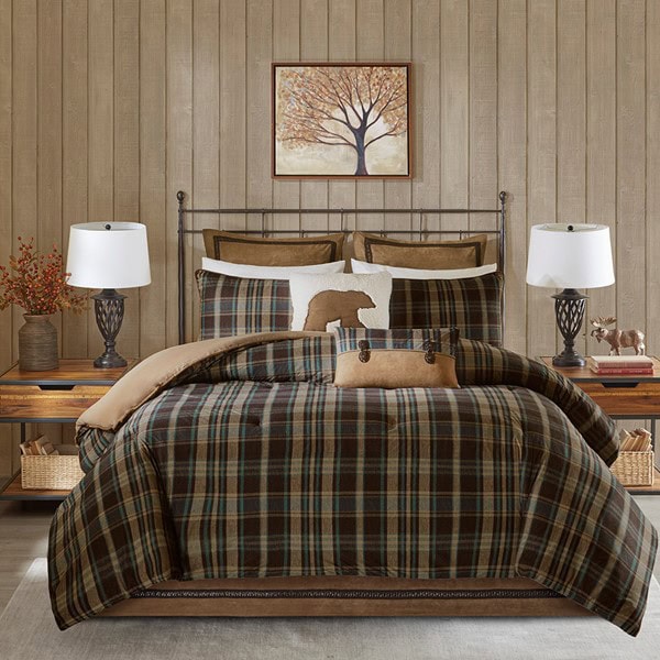 Woolrich Hadley Plaid Oversized Cozy Spun Comforter Set, Twin WR10-079 - Image 4