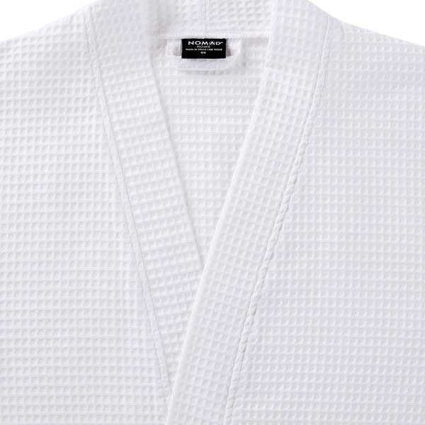 Nomad Home Waffle Premium Bath Robe in White, One Size NH04-0002 - Image 3