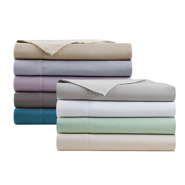 Madison Park 600 Thread Count Cooling Cotton Blend 4 PC Sheet Set in Purple, Full MP20-8975 - Image 4