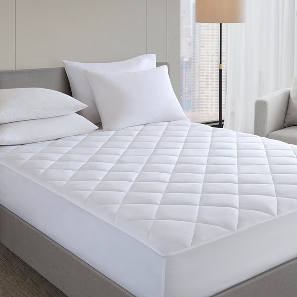 Bed Guardian Premium Mattress Pad in White, Queen NH16-0054 - Image 3