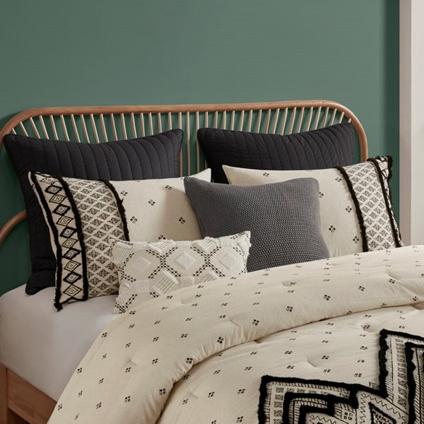 INK+IVY Marta 3 Piece Flax and Cotton Blended Comforter Set in Natural, King/Cal King II10-1109 - Image 3