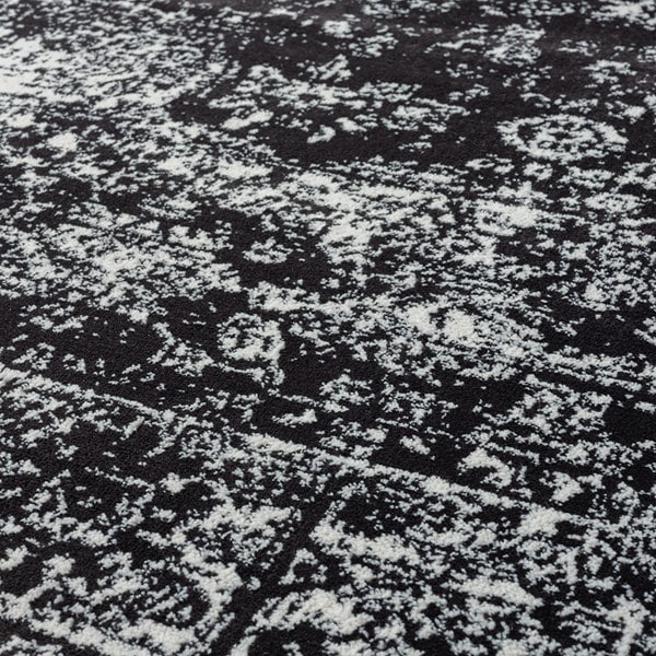 Madison Park Chadwick Distressed Vintage Persian Woven Area Rug in Black/Cream, 8x10' MP35-8067 - Image 3