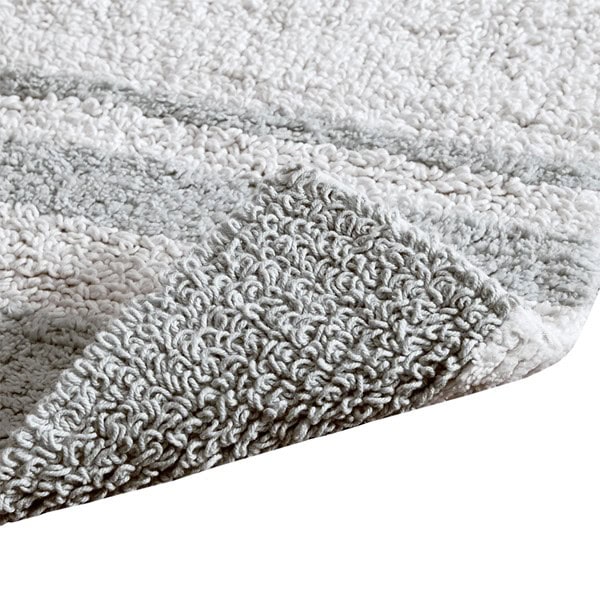 Madison Park Spa Cotton Reversible Bath Rug in Grey, 24x72" MP72-2491 - Image 4