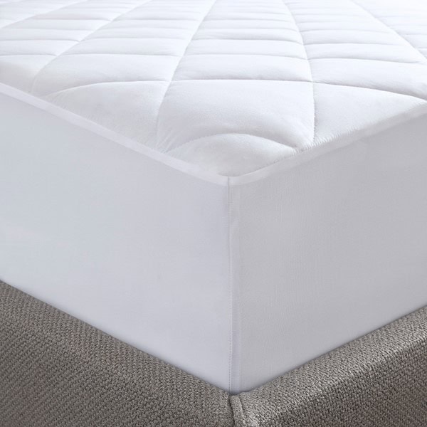 Bed Guardian Premium Mattress Pad in White, Queen NH16-0054 - Image 4
