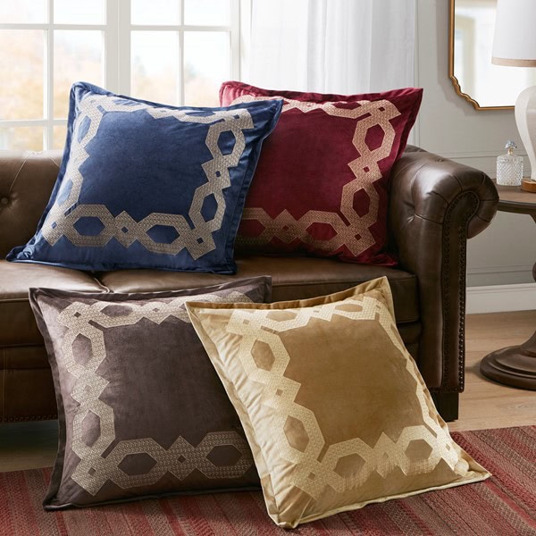 Croscill Classics Clermont European Pillow Sham in Brown, 26x26" CCL11-0024 - Image 3
