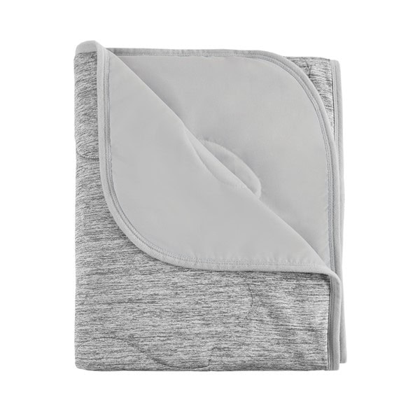 Sharper Image Cooling Touch Down Alternative Throw in Grey, 50x60" SI50-0024 - Image 5