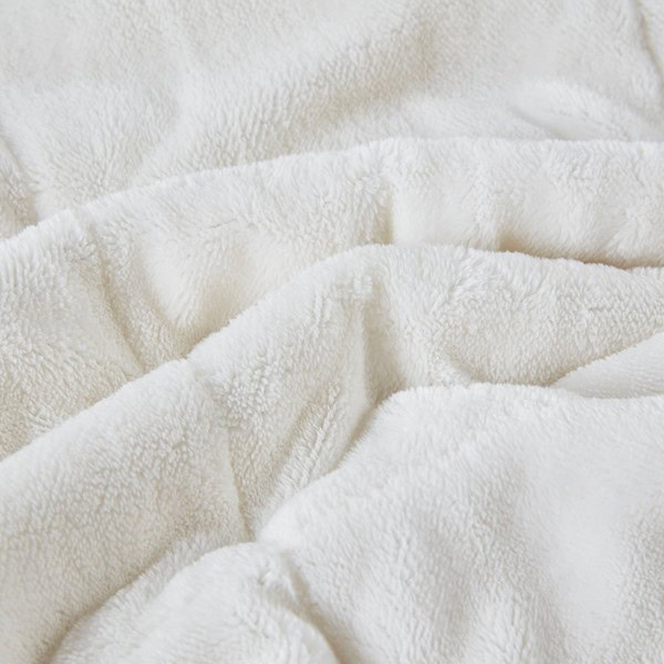 Madison Park Coleman Reversible HeiQ Smart Temperature Down Alternative Blanket in Ivory, Twin/Twin XL MP51-6374 - Image 3
