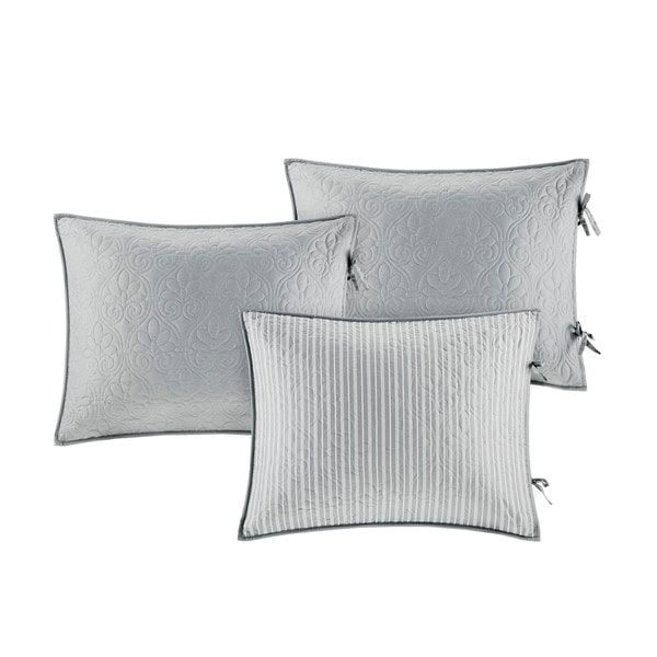 Madison Park Quebec 6 Piece Reversible Daybed Cover Set in Grey, Daybed MP13-4970 - Image 7