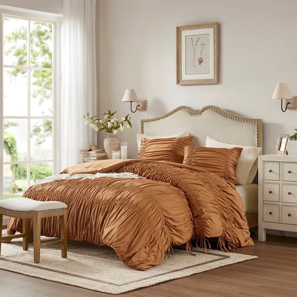510 Design Mia Comforter Set in Brown, Queen 5DS10-0312