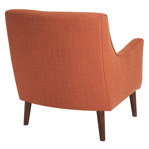 Madison Park Oxford Mid-Century Accent Chair in Burnt Orange, One Size FPF18-0219 - Image 5