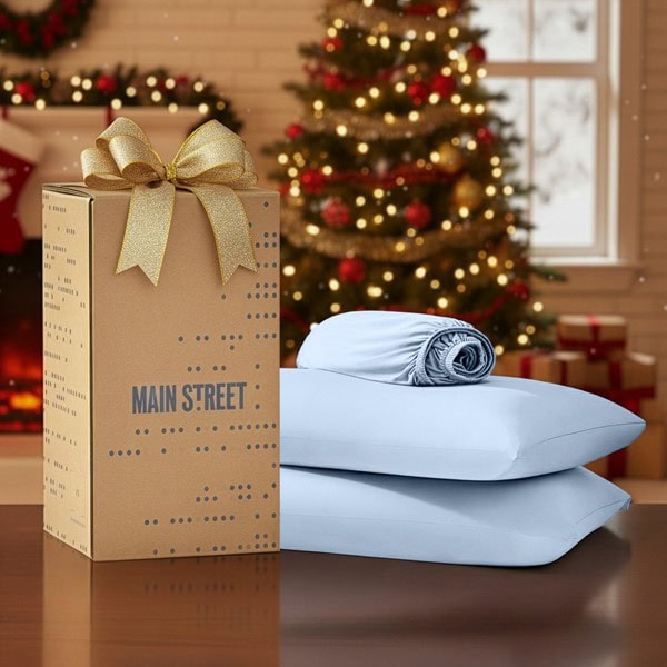 Main Street Sublime Serenity Luxury Sheet Set in Ice Blue, King OLX10-0027
