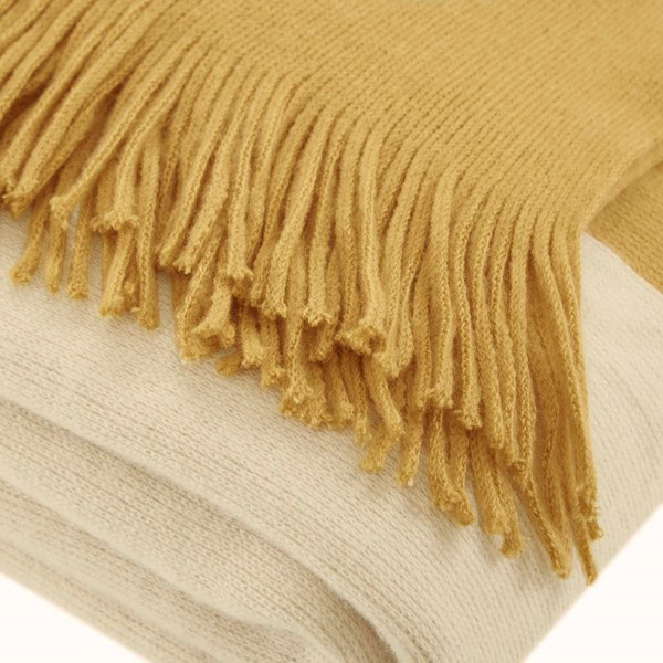 INK+IVY Stockholm Color Block Faux Cashmere Throw in Aqua, 50x60" II50-239 - Image 2