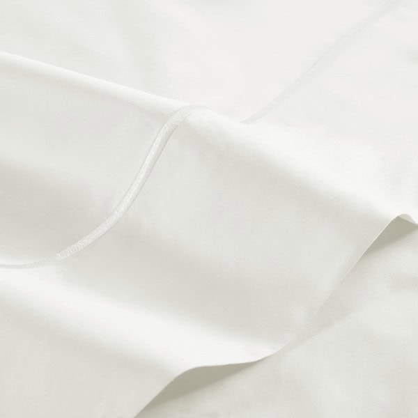 Croscill Luxury Egyptian 500TC Cotton Sheet Set in White, Cal King CCS20-036 - Image 2