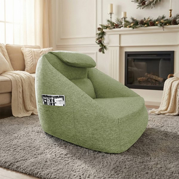 Main Street Cloud Ergonomic Couch in Olive Green, One Size OLX106-0002 - Image 2