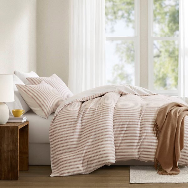 Madison Park Etta Duvet set in Terracotta, King MP12-8720 - Image 4