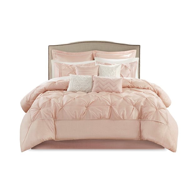 Madison Park Essentials Joella 24 Piece Room in a Bag in Blush, King MPE10-810 - Image 3