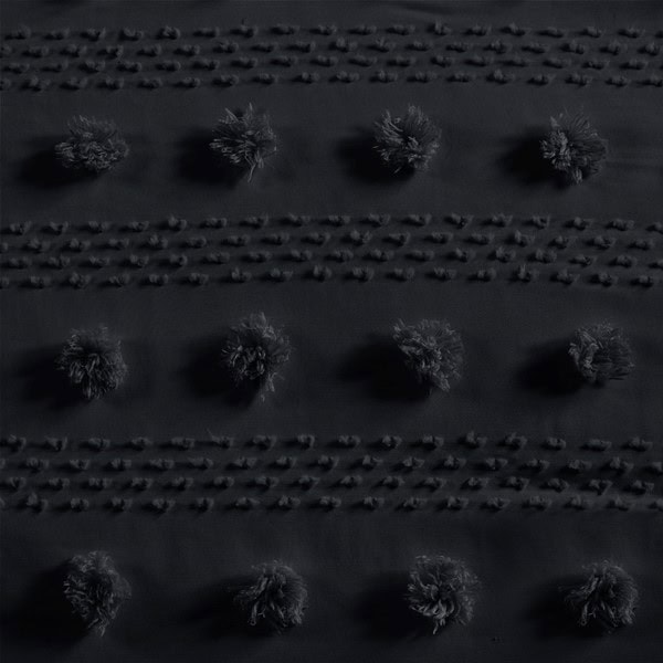 Intelligent Design Lucy Clip Jacquard Comforter Set in Black, Twin/Twin XL ID10-2369 - Image 4