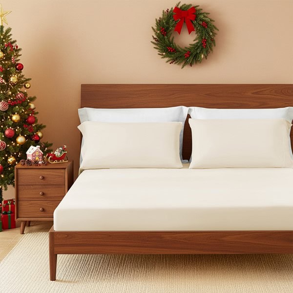 Main Street Sublime Serenity Luxury Sheet Set in Ivory, King OLX10-0021 - Image 3