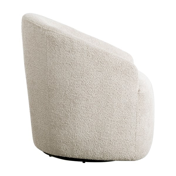 INK+IVY Bonn Upholstered 360 Degree Swivel Chair in Cream, One Size II103-0563 - Image 6