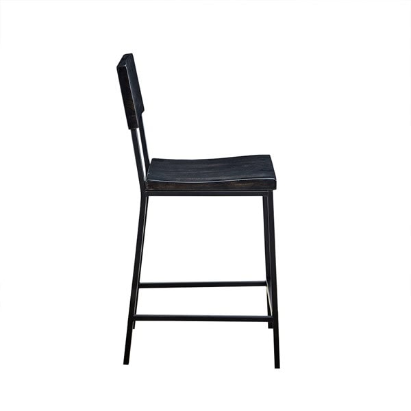 INK+IVY Tacoma 24" Counter stool in Black, One Size II104-0251 - Image 2