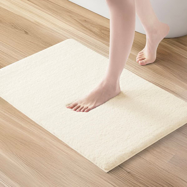 Madison Park Signature Marshmallow Bath Rug Collection in Cream, 24x72" MPS72-168 - Image 2