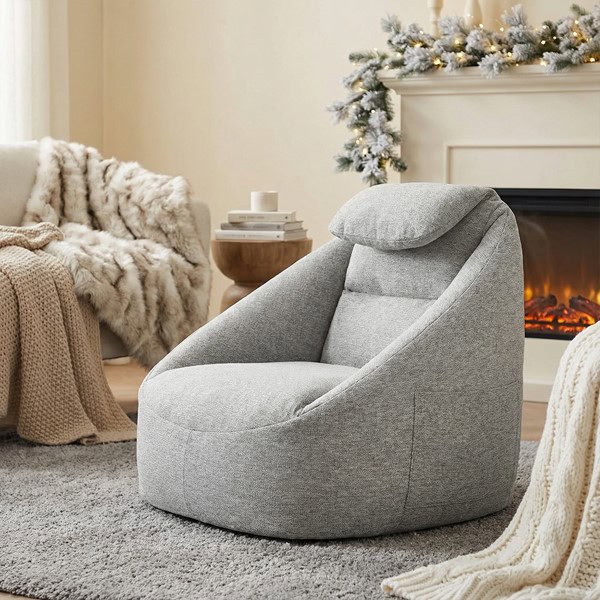 Main Street Cloud Ergonomic Couch in Ash Grey, One Size OLX106-0001 - Image 4