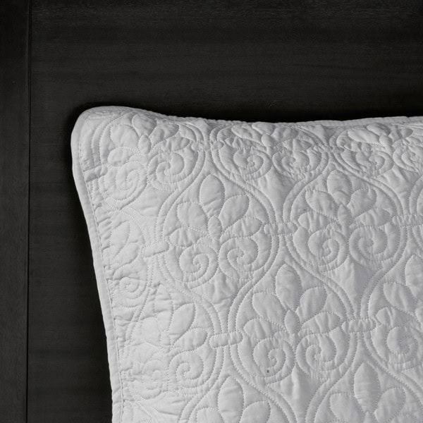 Madison Park Quebec Reversible Bedspread Set in Grey, Queen MP13-2989 - Image 3