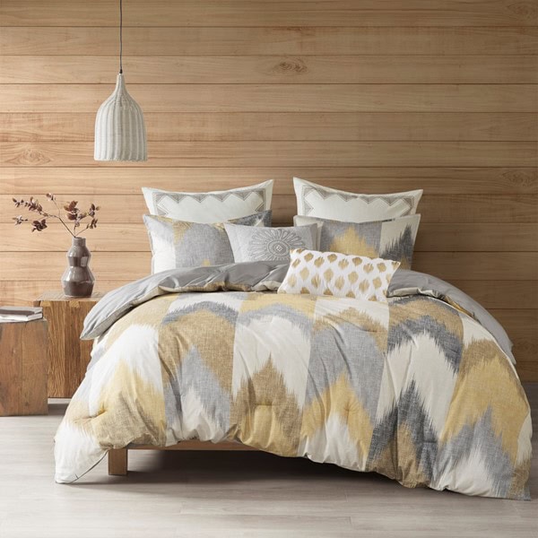 INK+IVY Alpine Cotton Comforter Mini Set in Yellow, King/Cal King II10-786 - Image 4