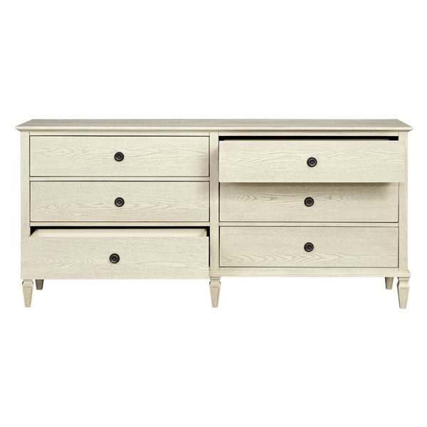 Madison Park Signature Victoria 6-drawer wood dresser (70") in Antique Cream, One Size MPS137-0317 - Image 6