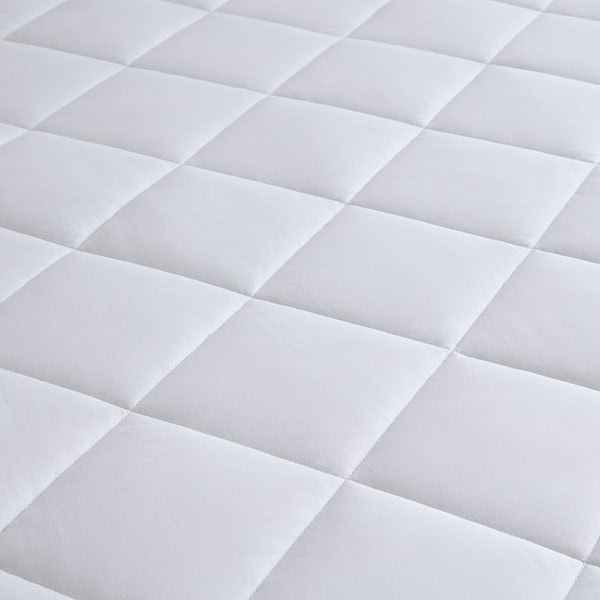 Bed Guardian Premium Mattress Pad in White, Queen NH16-0054 - Image 2