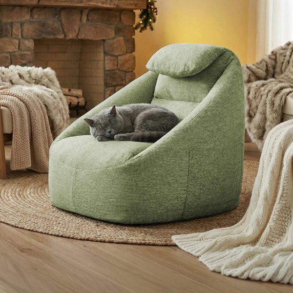 Main Street Cloud Ergonomic Couch in Olive Green, One Size OLX106-0002 - Image 6