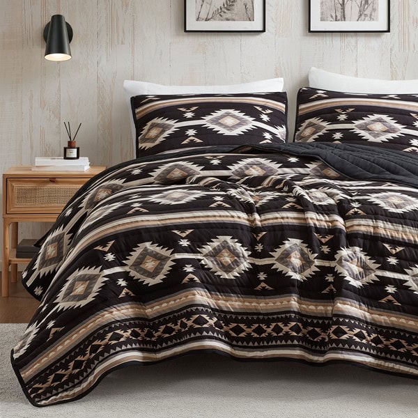 Woolrich Taos Bedding Collection in Black, Full/Queen WR14-4030
