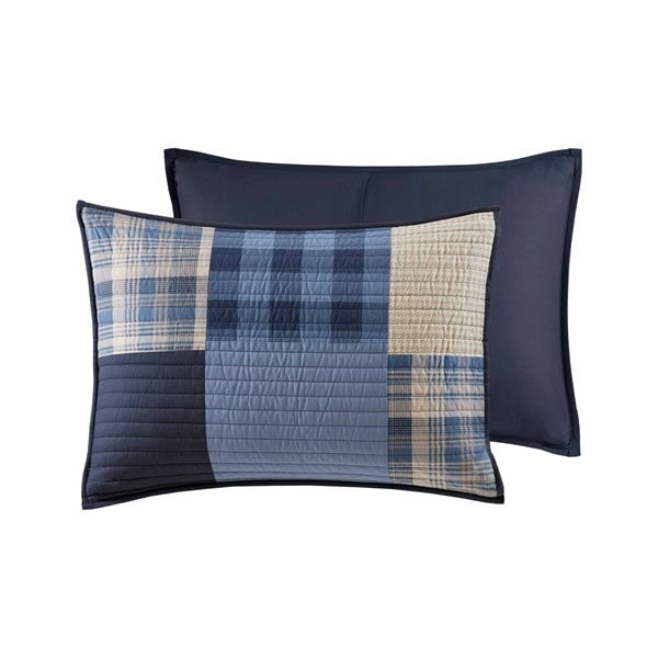 Woolrich Winter Hills Oversized Cotton Quilt Set in Blue, Twin/Twin XL WR13-4085 - Image 6