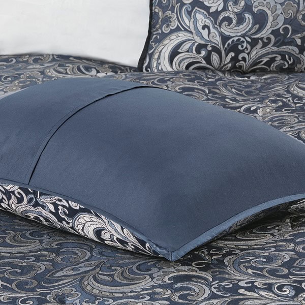 Madison Park Essentials Brystol 24 Piece Room in a Bag in Navy, Queen MPE10-980 - Image 2