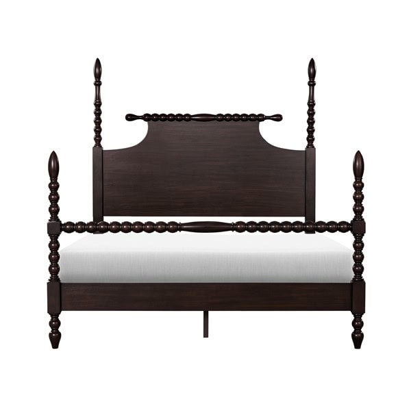 Madison Park Signature Beckett Turned Wood Spindle Bed in Morocco Brown, Queen MPS115-0058U2 - Image 2