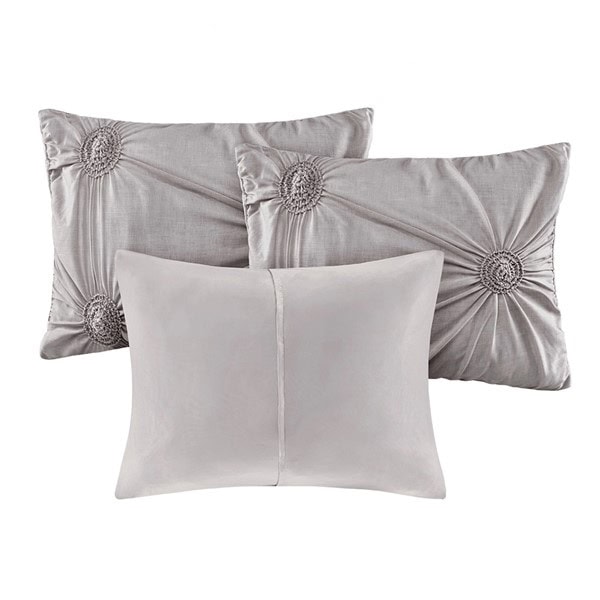 Madison Park Leila 6 Piece Reversible Daybed Cover Set in Dark Gray, Daybed MP13-5590 - Image 4