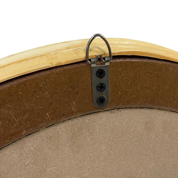 Martha Stewart Luna Natural Rattan Round Wall Mirror in Natural, One Size MT95F-0078 - Image 6