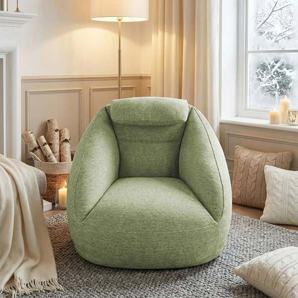 Main Street Cloud Ergonomic Couch in Olive Green, One Size OLX106-0002 - Image 4