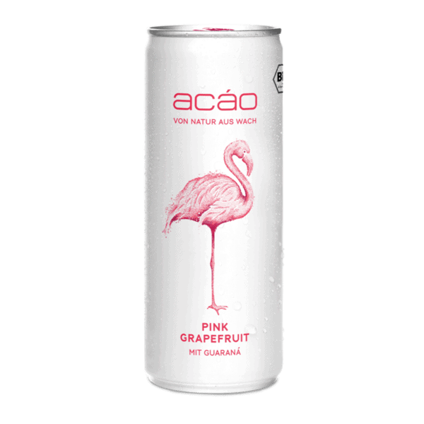 acáo Bio Energy Drink Pink Grapefruit 12x330ml